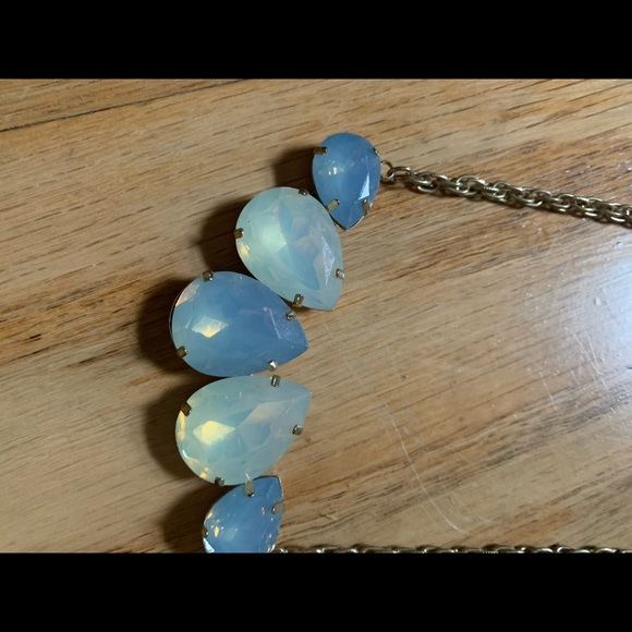 Blue stone necklace - Picture 5 of 8